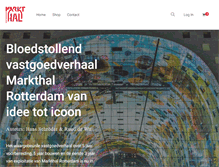 Tablet Screenshot of markthalrotterdam.nl